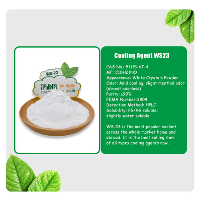 Agent rafraîchissant Ws-23 Refroidissement longue durée pour E-liquide Améliorer les saveurs