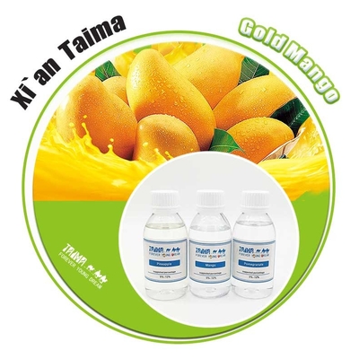 Concentré liquide aromatisé à la mangue à haute résistance à l'or glacé populaire pour le jus d'écorce 1000 sortes