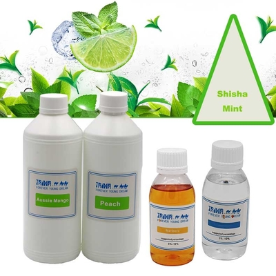 Liquide aromatisé pour chicha à la menthe fortement concentré, pour narguilé, en emballage standard de 1 litre