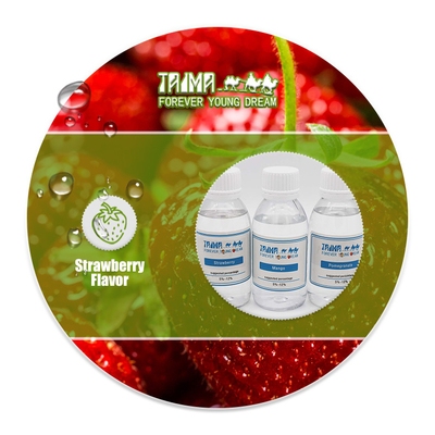 Concentrés de saveur de fraise de type nicotine Freebase clairs pour e-liquides premium