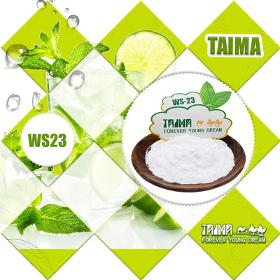 Poudre cristalline blanche WS-23 Agent rafraîchissant extrait de plante pour produits de première nécessité