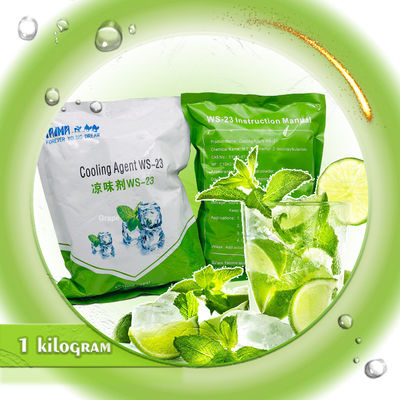 Menthol doux comme l'odeur Propylène glycol Huile végétale Solubilité WS-23 agent de refroidissement