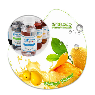 125 ml/500 ml/1L/2L/5L Volume de bouteille E-liquide aromatisant avec 5% à 12% de ratio mixte et CAS 58543-16-1 pour le concentré de jus de vape