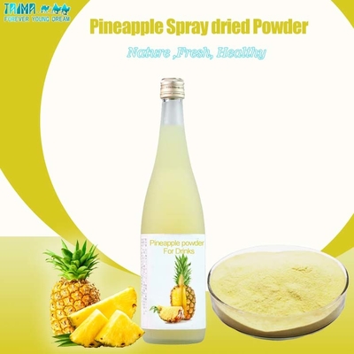 Poudre d'ananas séché atomisée, poudre rose pour pain et boissons