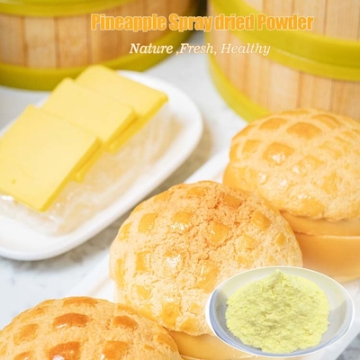 Poudre d'ananas séché atomisée, poudre rose pour pain et boissons