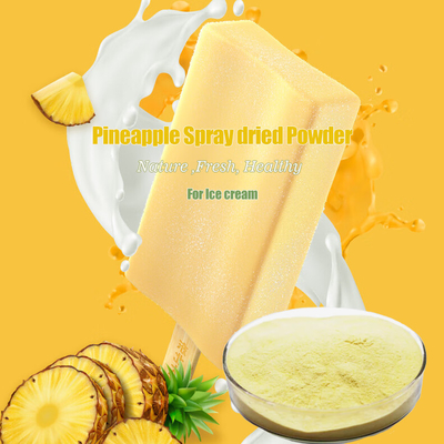 Poudre d'ananas séché atomisée, poudre rose pour pain et boissons
