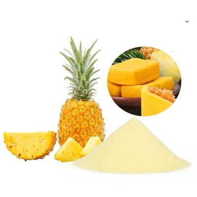 Poudre d'ananas séché atomisée, poudre rose pour pain et boissons