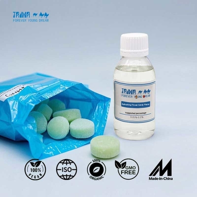 Produit alimentaire à saveur artificielle concentrée de haute pureté, avec saveur rafraîchissante pour la gorge