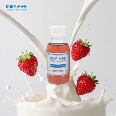 Arôme de lait lacté à la fraise riche en saveur concentrée pour boissons
