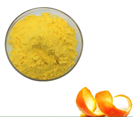 Poudre d'hespérétine à 98% Cas 520-33-2, hespérétine extraite d'écorces d'orange séchées