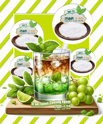 Nom chimique N Pureté 99,0% min Supercool Ice Cooling Agent sans odeur ni saveur WS23