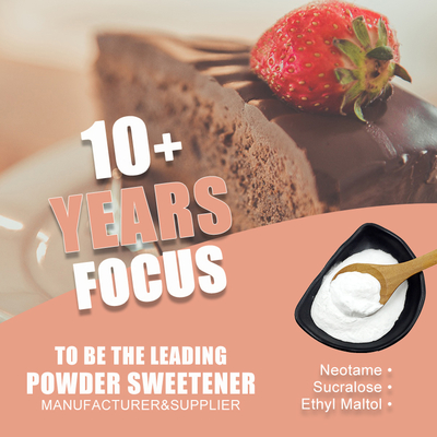 Édulcorant en poudre Advantame 20000x Sucrose pour aliments et boissons