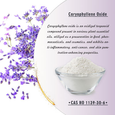 99% Purity White Powder Caryophyllene Oxide Powder CAS 1139-30-6 Food Additive for Anti-wrinkle Skin-care and Healthy Care