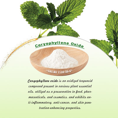 99% Purity White Powder Caryophyllene Oxide Powder CAS 1139-30-6 Food Additive for Anti-wrinkle Skin-care and Healthy Care