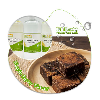 Liquide aromatique de sirop d'érable de qualité alimentaire à 99% de pureté et à 3 ans de conservation pour les sucreries au caramel dans les boissons et la cuisson