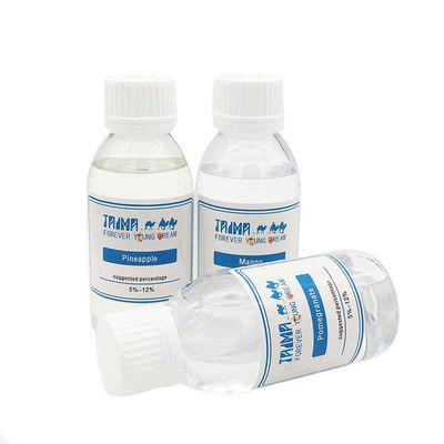 Double essence de pomme Liquide clair incolore à 99% de pureté E-jus Concentré aromatique Soluble en PG/VG