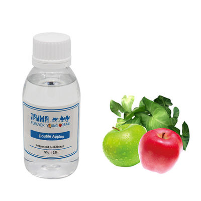 Double essence de pomme Liquide clair incolore à 99% de pureté E-jus Concentré aromatique Soluble en PG/VG
