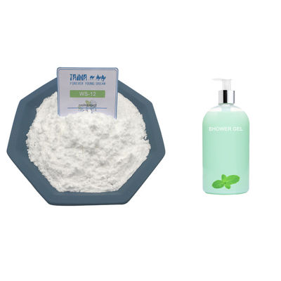 Agent rafraîchissant de qualité alimentaire, pureté 99% WS-12, avec un effet rafraîchissant longue durée pour gel douche et cosmétiques
