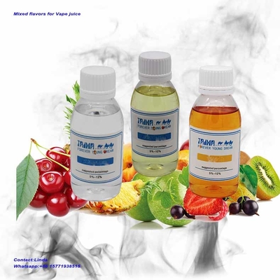 Saveurs de liquide pour cigarette électronique PG VG au citron incolore ISO