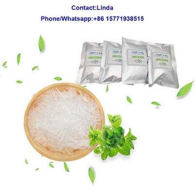 C10H20O Cristaux de menthol naturel de qualité alimentaire pour boissons