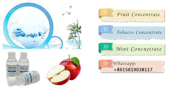 Concentrés d'arômes électroniques pour e-liquide VG PG CAS 58543-16-1