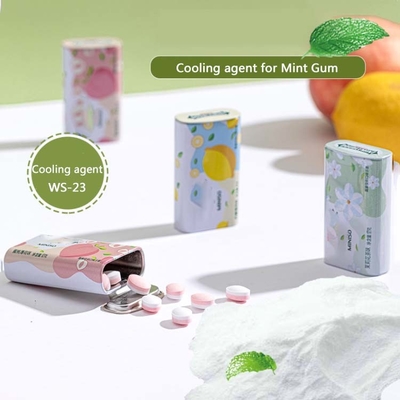 Gomme à la menthe cristalline blanche Agent rafraîchissant Ws23 C10H21NO