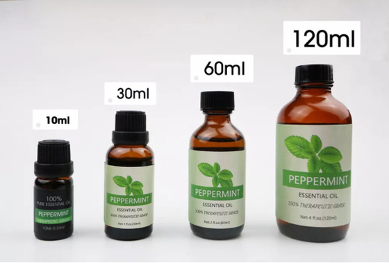 ODM 100% huile essentielle de menthe poivrée naturelle pour les soins de la peau