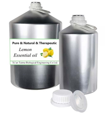 Huile essentielle de zeste de citron pour aromathérapie naturelle et pure CAS 8008-56-8