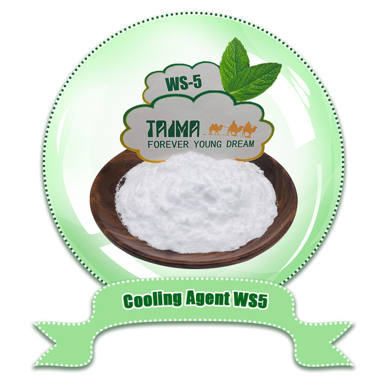 Agents de refroidissement de qualité alimentaire de la série Menthol/Mente/Agent de refroidissement Agents de refroidissement de qualité alimentaire WS5 pour E liquide