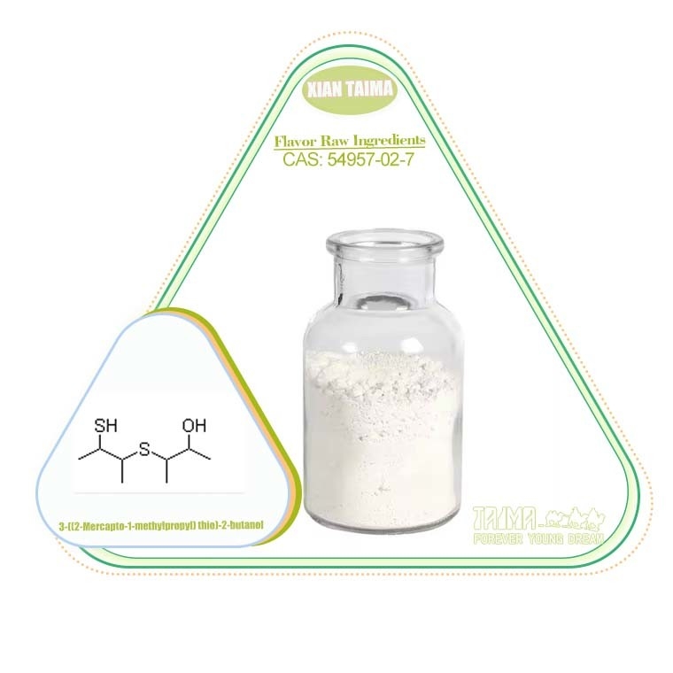 3-((2-Mercapto-1-méthylpropyl)thio)-2-butanol 54957-02-7 Ingrédients bruts pour arômes et parfums