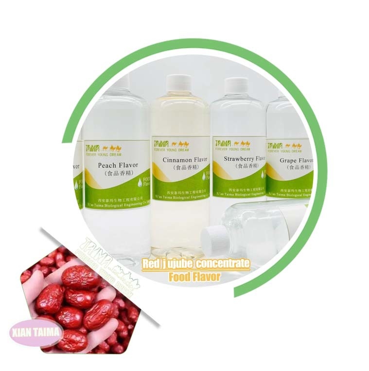 Arôme et parfum concentré de jujube rouge naturel Huile essentielle Arôme Huile saveur de fruit pour boisson