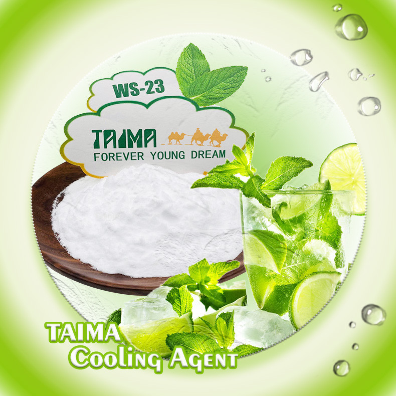Extrait végétal WS-23 agent rafraîchissant avec FEMA n° 3804, inodore et léger goût mentholé pour e-liquides