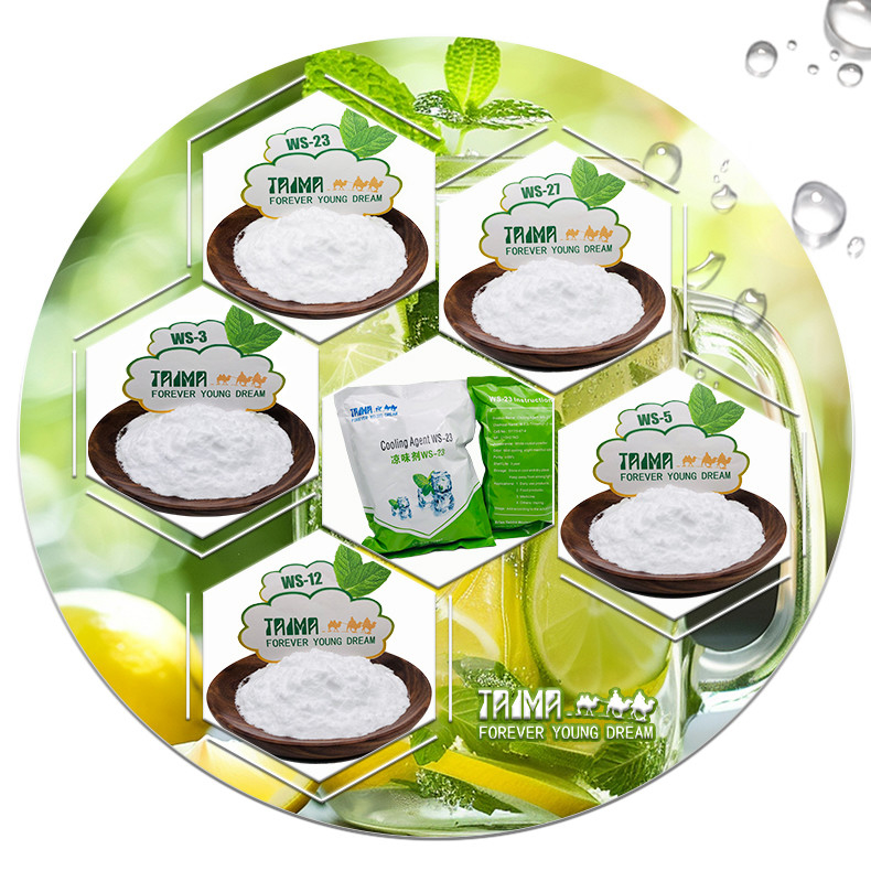 Poudre de saveur rafraîchissante WS-23 additif pour les jus de vape et les arômes liquides