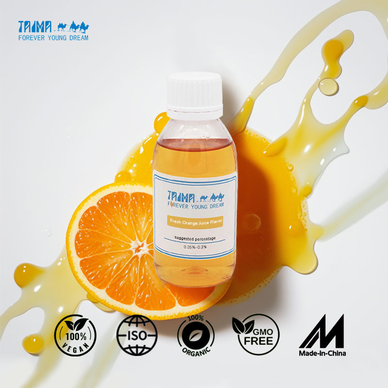Usine source de saveur de jus d'orange frais, avec une formule sans sucre assurant un approvisionnement abondant