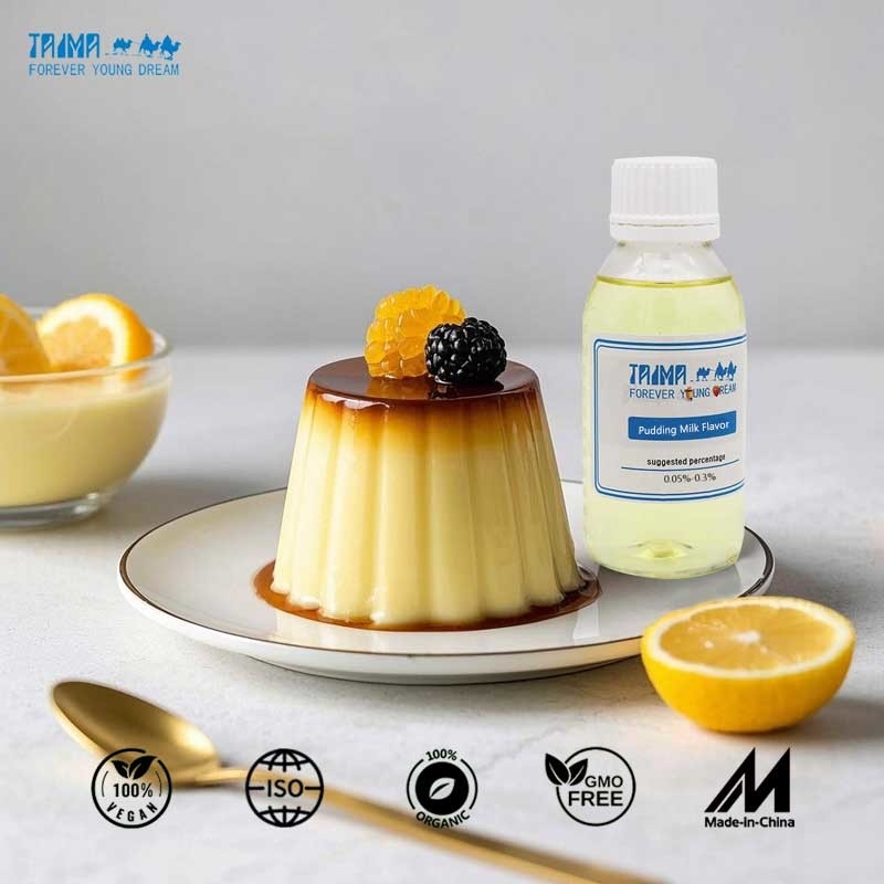 Poudrage au lait, essence essentielle pour la cuisson