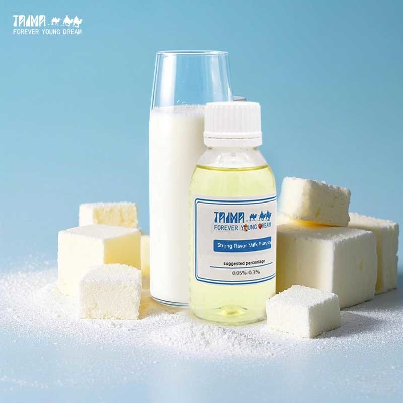 Arôme de lait fort Essence soluble dans l'eau de qualité alimentaire Arôme de lait comestible concentré Applicable aux liquides et aux poudres