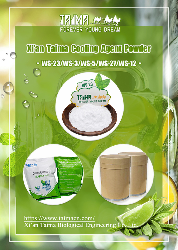 Agent rafraîchissant Taima Menthol / Menthe / WS-23 avec Cas 51115-67-4 et échantillons gratuits