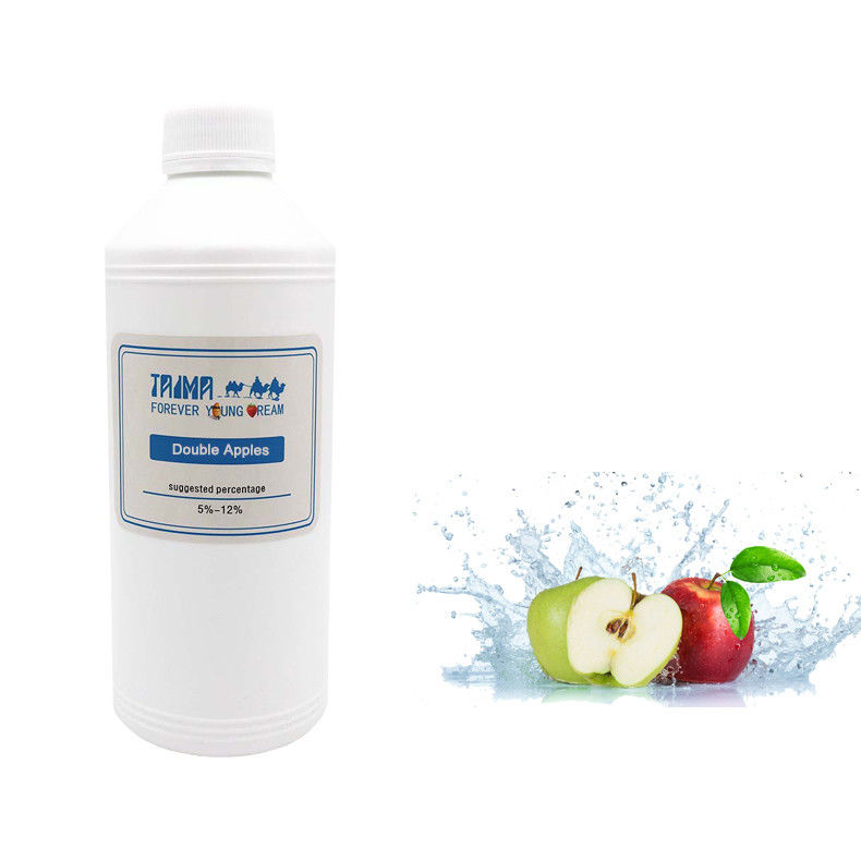 Double essence de pomme Liquide clair incolore à 99% de pureté E-jus Concentré aromatique Soluble en PG/VG