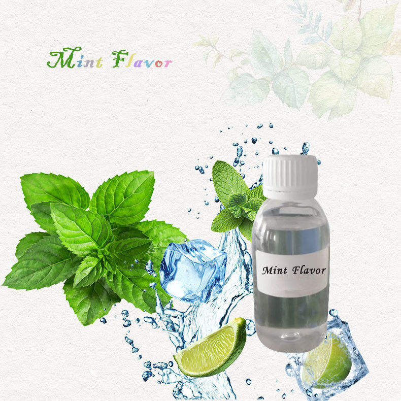 USP/Alimentation Concentré aromatique de menthe citronnée à l'odeur de menthe fraîche Soluble en PG/VG pour le liquide électronique