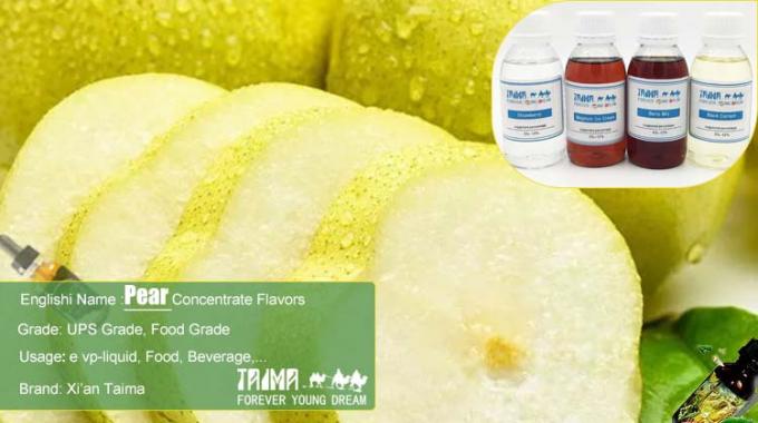 Concentré de saveur de tabac, poire, concentré de saveur de fruit pour liquide de vapotage pour aliments 0